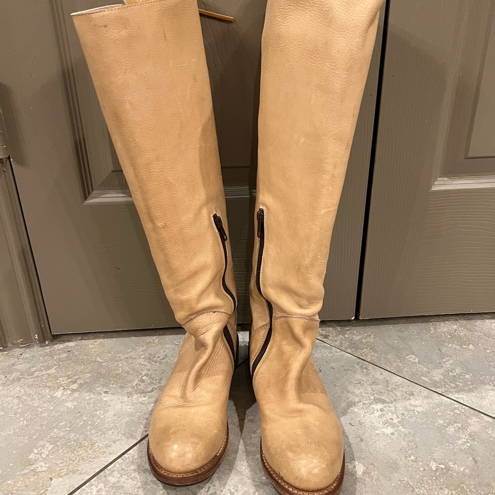 Bed Stu knee high Manchester II boots
